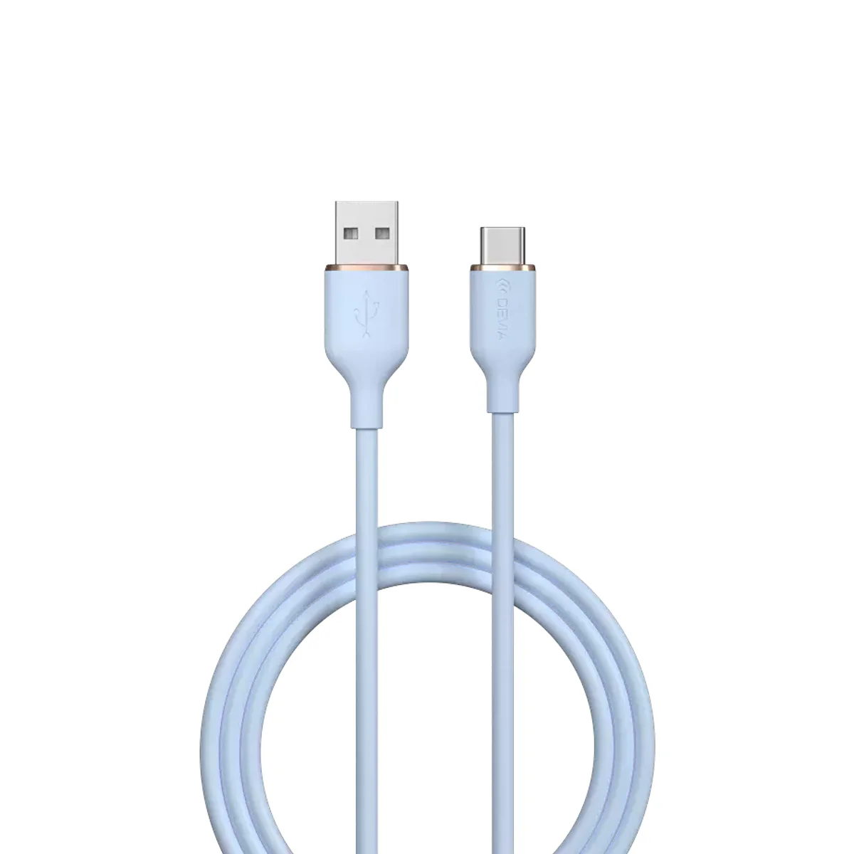 Devia Silicone Charging Cable USB to Type C 1.2m - Image 3