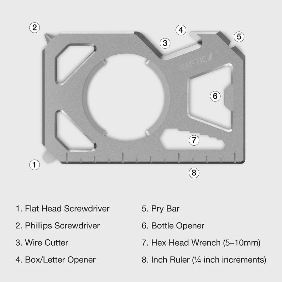Raptic Tactical Wallet for AirTag - Image 8
